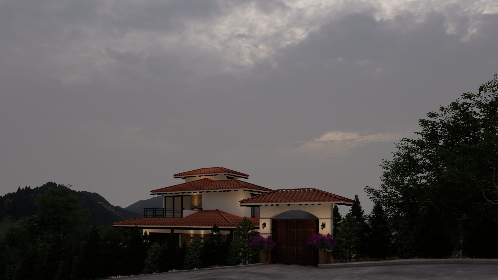 Casa Contemporánea I — render 4