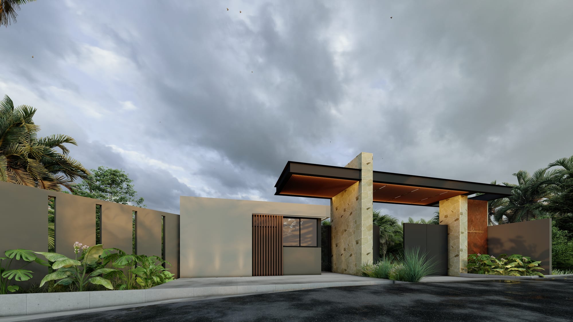 Casa Contemporánea II — render 4