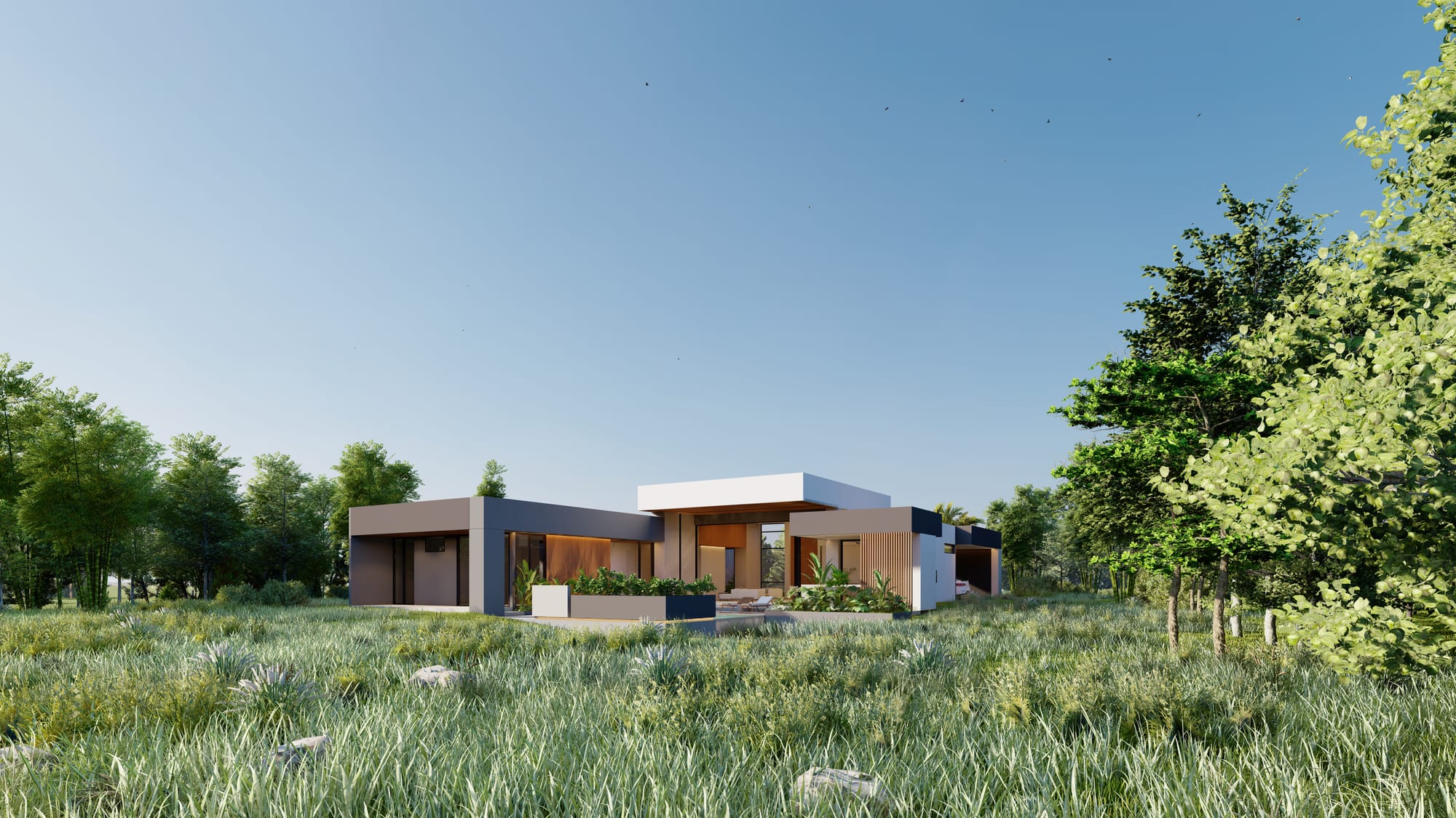 Casa Contemporánea II — render 8