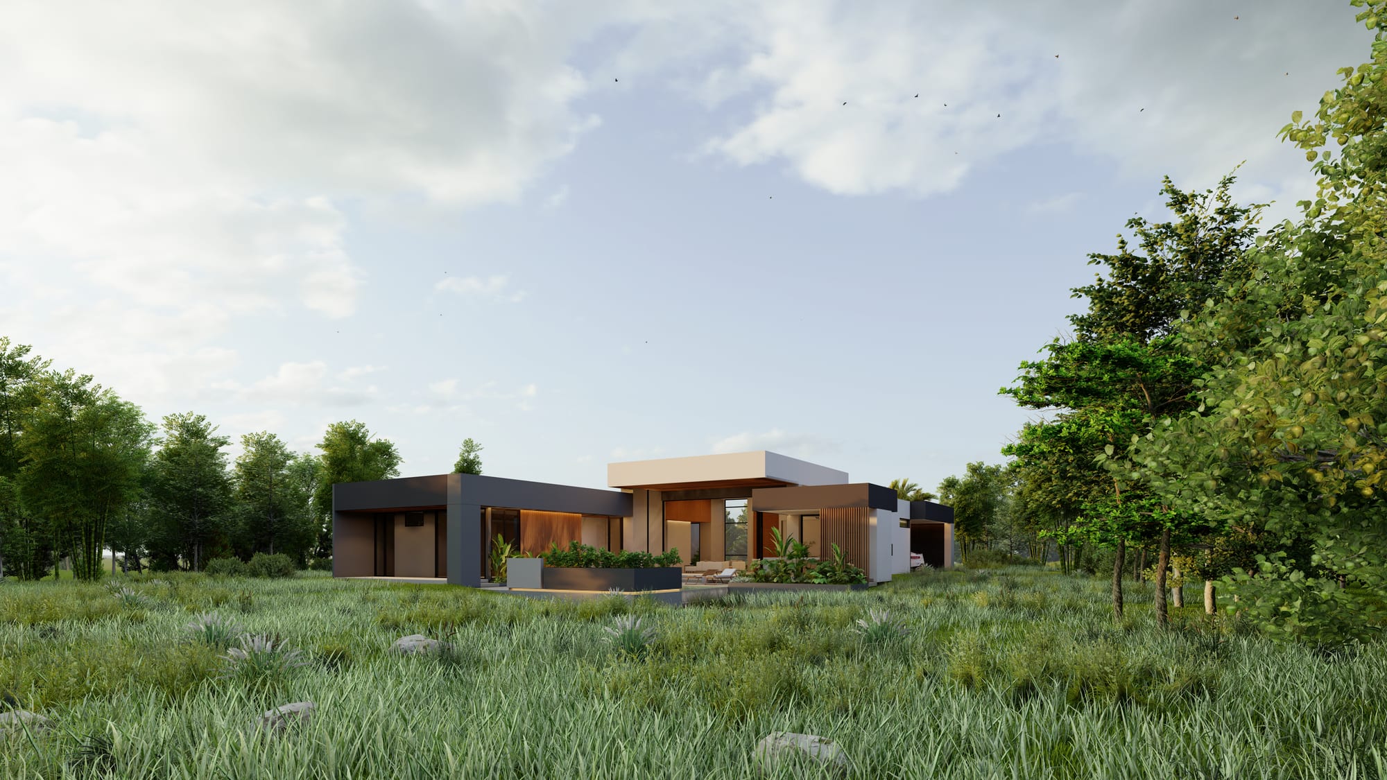 Casa Contemporánea II — render 9
